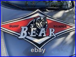 Bear Surfboards Surf Sign Vintage Style Wall Sign Collection