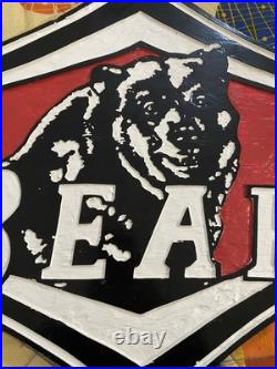 Bear Surfboards Surf Sign Vintage Style Wall Sign Collection