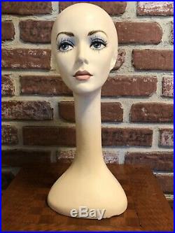 Beautiful Blue Eyed Vintage Department Store Mannequin Head