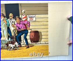 Beautiful Vintage 1963 Huge 34x94 Levi's Jeans Dept Store Display Poster Banner Beautiful Vintage 1963 Huge 34x94 Levi's Jeans Dept Store Display Poster Banner