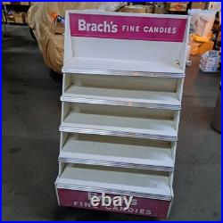 Brach's Fine Candies Vintage Display Rack 5 Shelves Retail Store Display Metal