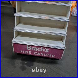Brach's Fine Candies Vintage Display Rack 5 Shelves Retail Store Display Metal