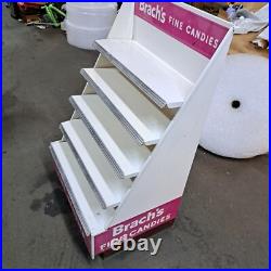 Brach's Fine Candies Vintage Display Rack 5 Shelves Retail Store Display Metal