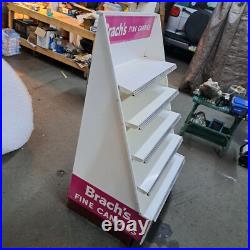 Brach's Fine Candies Vintage Display Rack 5 Shelves Retail Store Display Metal