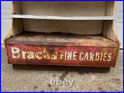 Brach's Fine Candies Vintage Display Rack 5 Shelves Retail Store Display Metal