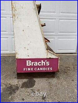Brach's Fine Candies Vintage Display Rack 5 Shelves Retail Store Display Metal