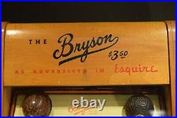 Bryson Vintage Tobacco Pipe Advertising Countertop Store Display Case