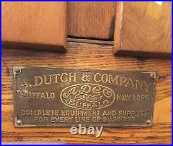 Ca 1880 A DUTCH & CO Confectionery Commercial Shop Icebox