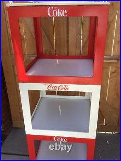 Coca Cola Store Display Shelf 1990s 1980 Advertising Display Collectible Vintage