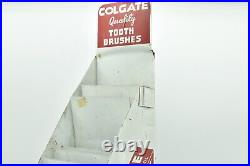 Colgate 1950's STORE DISPLAY, Metal, Toothbrush/Toothpaste, GENERAL STORE