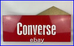 Converse Vintage Store Display Metal Panel! 30 X 16