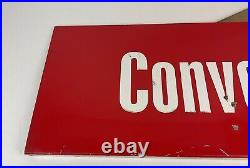 Converse Vintage Store Display Metal Panel! 30 X 16