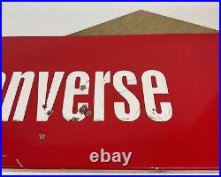 Converse Vintage Store Display Metal Panel! 30 X 16