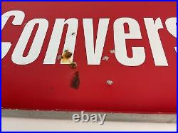 Converse Vintage Store Display Metal Panel! 30 X 16