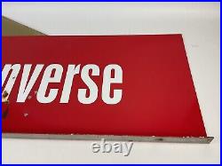 Converse Vintage Store Display Metal Panel! 30 X 16