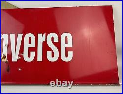 Converse Vintage Store Display Metal Panel! 30 X 16