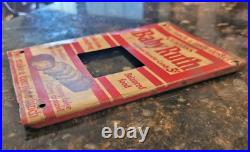 Curtiss Baby Ruth Candy Bar Metal Store Display Vintage 6.5 X 4.5 PART ONLY