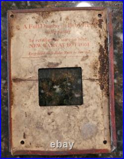 Curtiss Baby Ruth Candy Bar Metal Store Display Vintage 6.5 X 4.5 PART ONLY