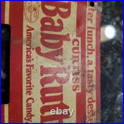 Curtiss Baby Ruth Candy Bar Metal Store Display Vintage 6.5 X 4.5 PART ONLY