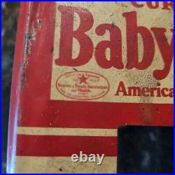 Curtiss Baby Ruth Candy Bar Metal Store Display Vintage 6.5 X 4.5 PART ONLY