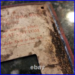 Curtiss Baby Ruth Candy Bar Metal Store Display Vintage 6.5 X 4.5 PART ONLY