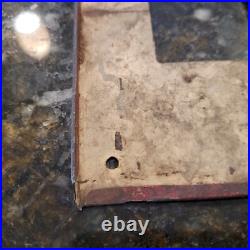 Curtiss Baby Ruth Candy Bar Metal Store Display Vintage 6.5 X 4.5 PART ONLY