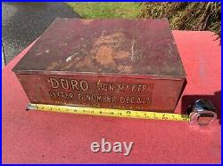 DURO Decal Sign Maker Letter & Numbers Metal Vintage Store Display 1950's Art