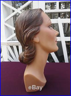Decoeyes Mannequin Head/Bust Vintage 1940s Style Store Hat Display Lana