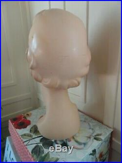 Decoeyes Mannequin Head/Bust Vintage 1940s Style Store Hat Jewelry Display IVY