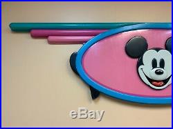 Disney Store Display Vintage 90s Display Mickey Mouse Huge Prop Sign Disneyland