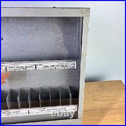 Duro Paint Brushes Antique Metal Advertising Display Case Store SALES DISPLAY Duro Paint Brushes Antique Metal Advertising Display Case Store SALES DISPLAY