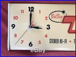 EICO Stereo Advertising Clock Only One In The World Vintage