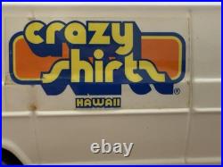 ERTL Crazy Shirts Hawaii 1970s Promo Van Vintage Advertising Store Display Rare