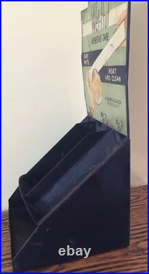 Early 1900s Wet-Pruf Adhesive Tape Tin Lithographed Display Case, pre-Band-Aid