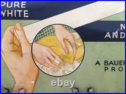 Early 1900s Wet-Pruf Adhesive Tape Tin Lithographed Display Case, pre-Band-Aid