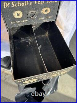 Early 20th century (1925-1930) Metal Dr Scholls Felt Pad Store Display Box