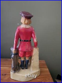 Early Vintage Buster Brown Shoe Advertising Statue Store Display Ad Figure