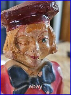 Early Vintage Buster Brown Shoe Advertising Statue Store Display Ad Figure