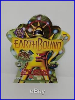 Earthbound SNES Promo Store Display Standee Sign Super Nintendo Promotional VTG