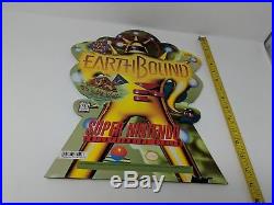 Earthbound SNES Promo Store Display Standee Sign Super Nintendo Promotional VTG