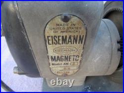 Eisemann magneto antique vintage counter top sales display Hand crank. AM type