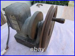 Eisemann magneto antique vintage counter top sales display Hand crank. AM type