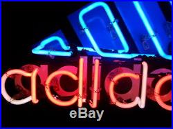 Epic Original Adidas Sneaker Neon Insegna Vintage Store Point Of Sale Sign