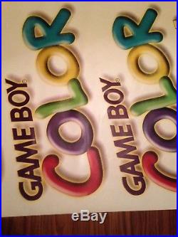 Game Boy Color 90's Vintage Nintendo Store Display Vinyl Banner Sign 5' X 3