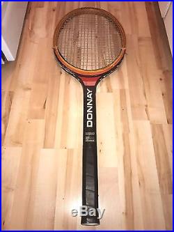 Giant Rare Vintage 1970s Donnay Allwood Tennis Racquet Store Display Bjorn Borg