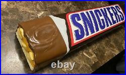 Giant Snickers Bar 32 Inch Vintage Store Display Large Candy Store Chocolate