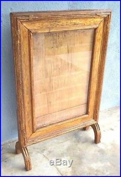 Gilt Antique VTG Wood Movie Theatre Poster Marquee Store Display Frame Hollywood