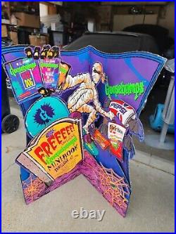 Goosebumps 90s Pepsi Frito Lay mad dog Display Ad Sign Vtg 3d standee large