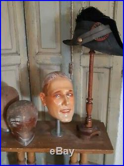 Great, antique, art-deco mannequin, charleston, mannequin head, male, great gatsby