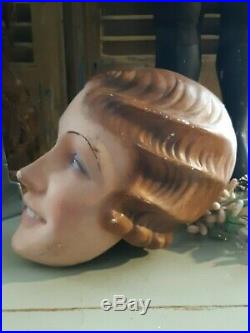 Great, antique, art-deco mannequin, flapper girl, charleston, mannequin head, female